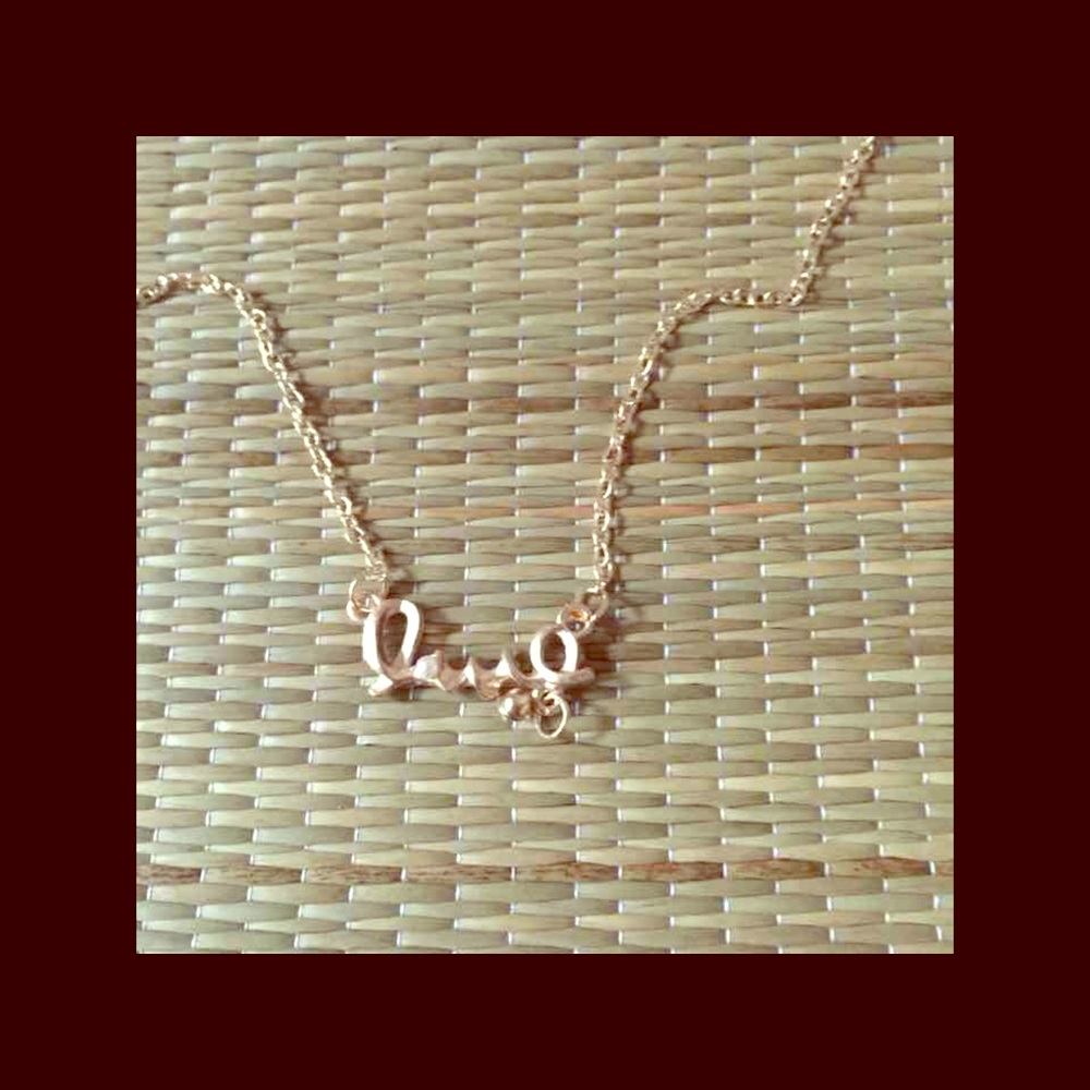 LOVE & PEARL SILVER CHAIN NECKLACE - Picture 6 of 7