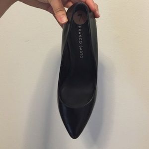 Franco Sarto leather wedges