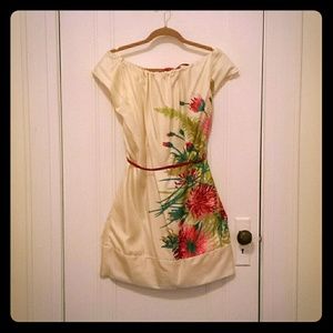 Silk flora dress