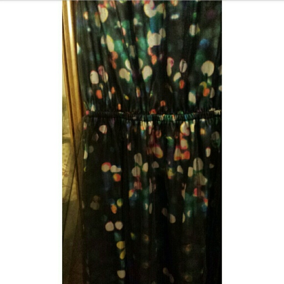 H&M polka dot mini dress with tulle overlay - Picture 4 of 4