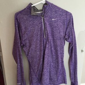 Purple Nike quarter zip
