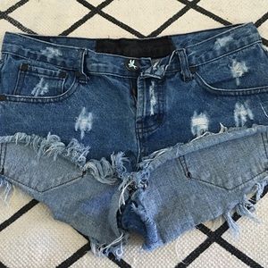 One teaspoon size 27 bonitas denim shorts