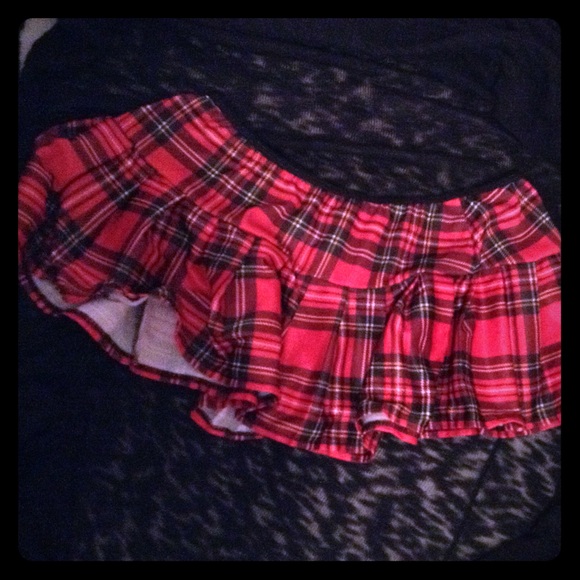 Hot Topic Dresses & Skirts - SOLD♣️♥️♠️Plaid Costume Skirt♣️♥️♠️