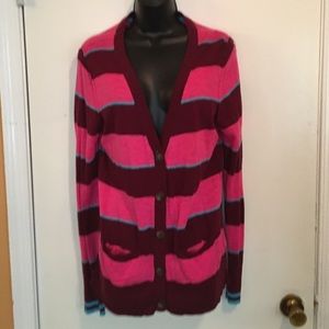 Aeropostale Striped Cardigan