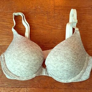 Grey Victoria Secret push-up bra