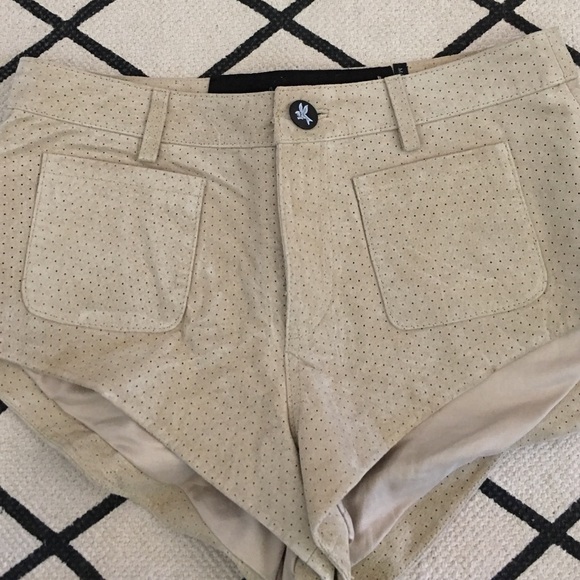 One teaspoon suede yokos shorts