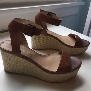 Via Spiga wedge sandals size 7 1/2,