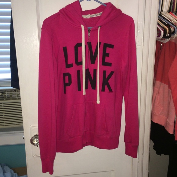 VS PINK Zip Up Sweater