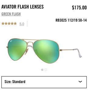 Aviator Flash Lens Reflective Raybans
