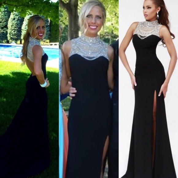 BEAUTIFUL Black long Sherri Hill dress