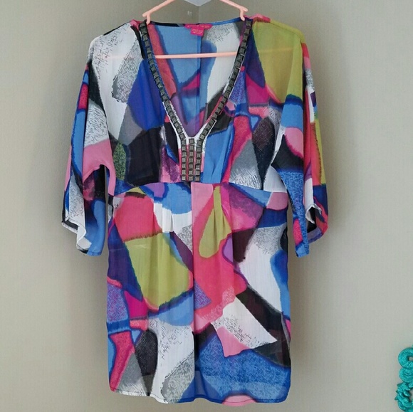 *25% off Bundles!* Colorful Blouse