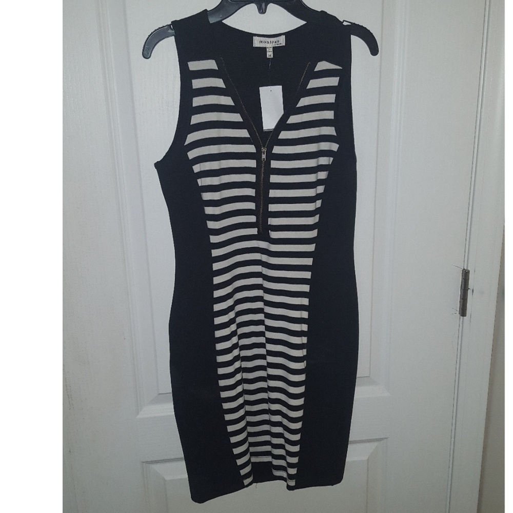 NWT striped bodycon dress