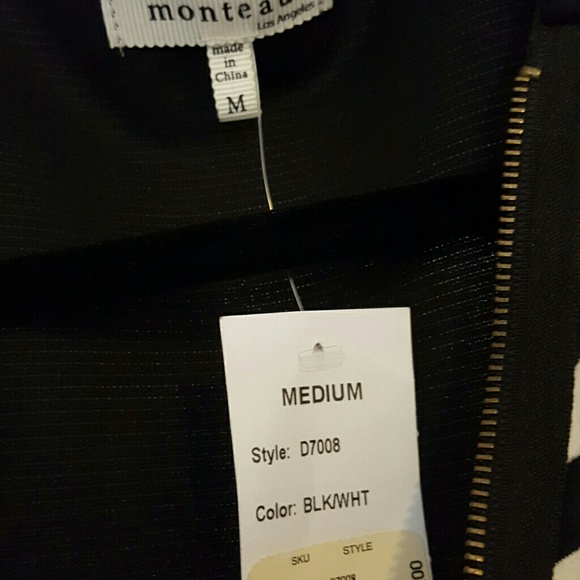 NWT striped bodycon dress - Picture 2 of 4