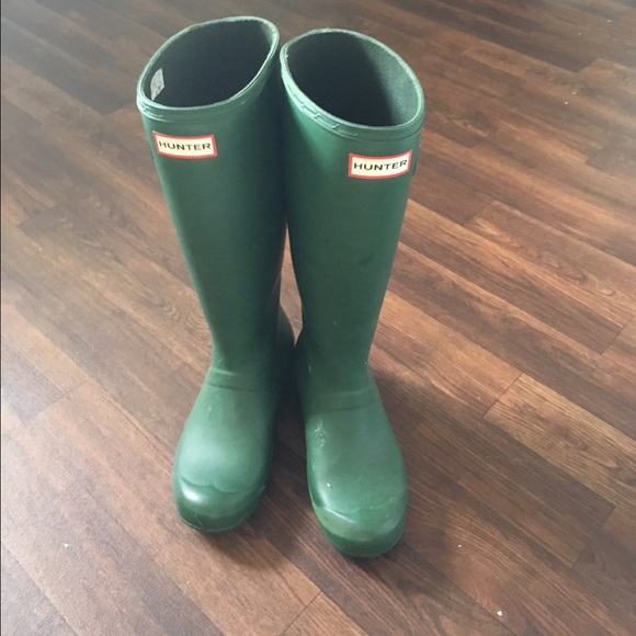 Hunters matte traveler Wellington boots - Picture 1 of 3