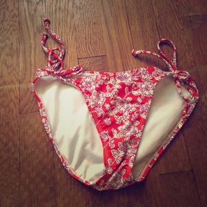 Floral bathing suit bottoms
