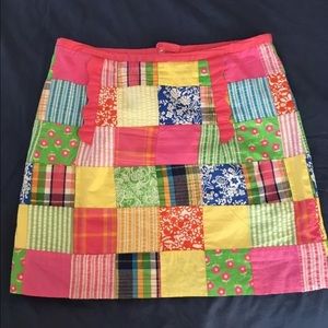 Lilly Pulitzer patchwork skirt 2 or 4