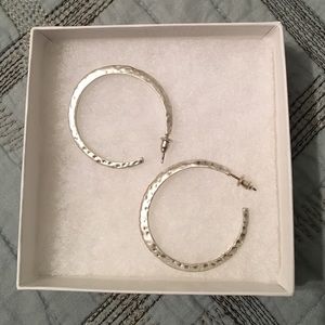 Silver Hoop Earrings