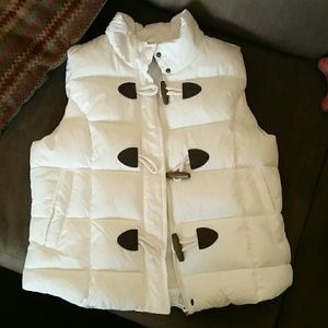 NWT white vest