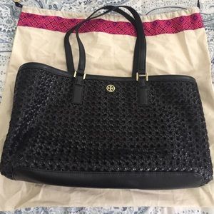 Authentic Tory Burch Black Tote
