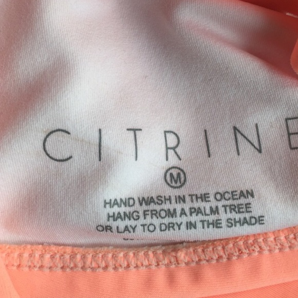 Citrine orange Strapless bikini top - Picture 4 of 4