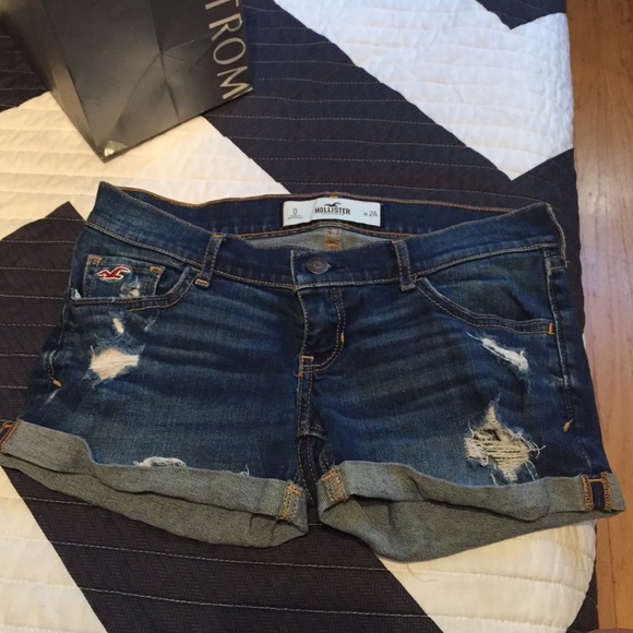 "Destroyed" Hollister shorts