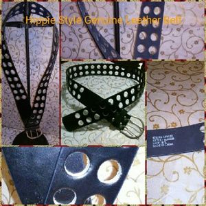 Hippie Style Genuine Leather Belt