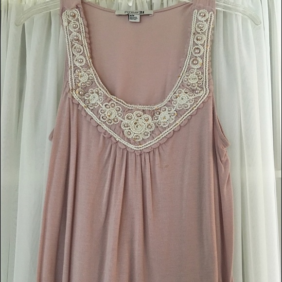 Forever 21 Embellished Tank