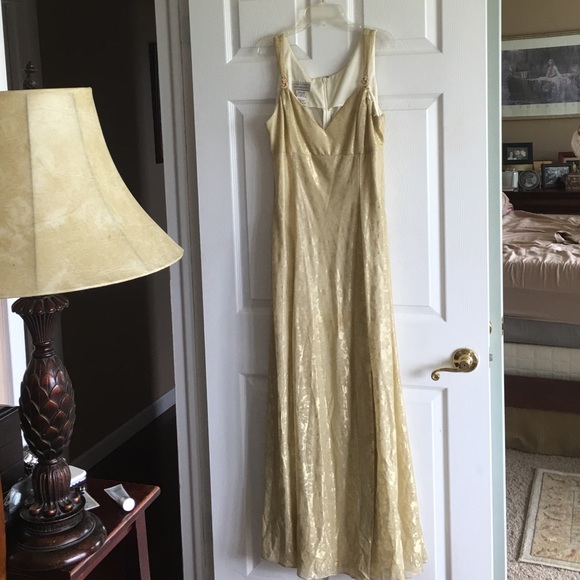 🎉💃🏻🎉💃🏻Scott McClintock Gold Shimmer Dress