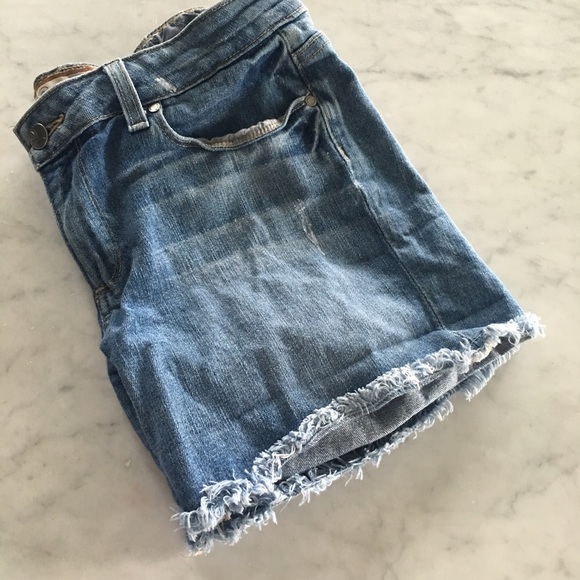 Paige cut off jean shorts