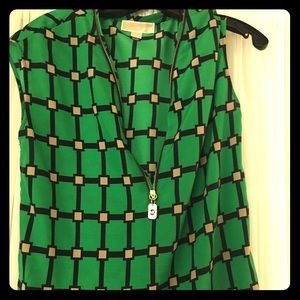 Sexy sleeveless zip-front MICHAEL by Michael Kors