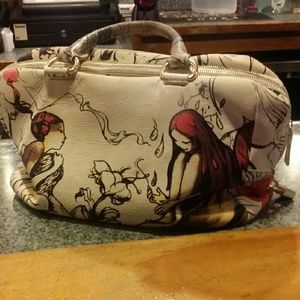 Prada Cervo Lux James Jean Fairy Bowler Bag