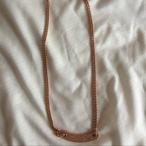 Rose Gold Juicy Couture Necklace