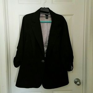 Black Plus Size Blazer