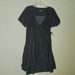 Wrap jean dress
