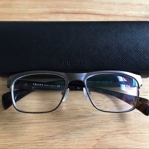 REDUCED‼️ Prada Matte Gunmetal Eyeglasses