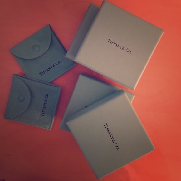 Lot of Tiffany & Co. Boxes and duster bags