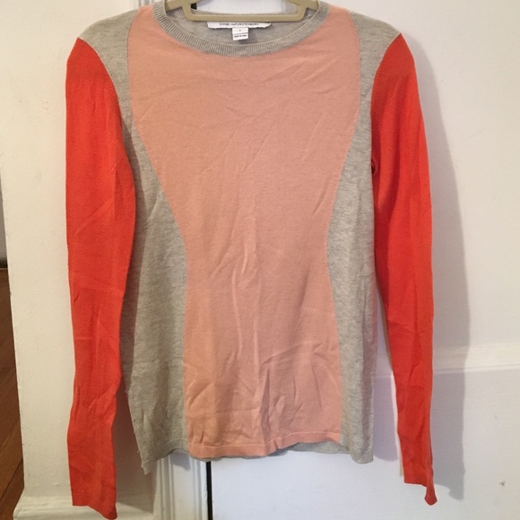 DVF Color block sweater