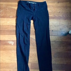 Black jeggings from American eagle