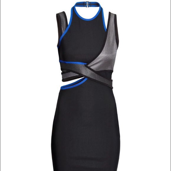 alexander wang blue dress