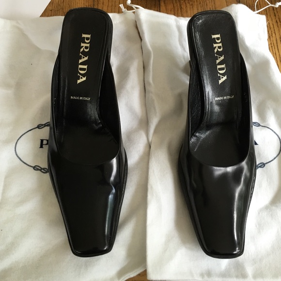 Black Prada Mules