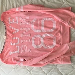 Pink sweatshirt