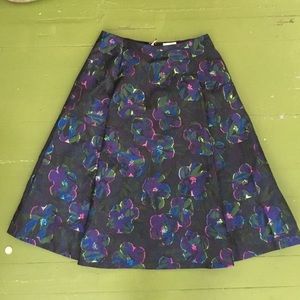 Kate Spade Warhol flowers skirt