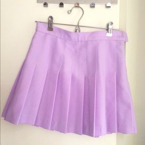 American Apparel Lavender Tennis Skirt