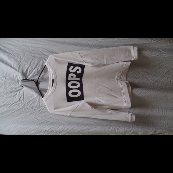 Graphic crew neck sweatshirt