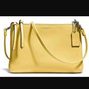 Coach Bleecker Triple Zip cross body