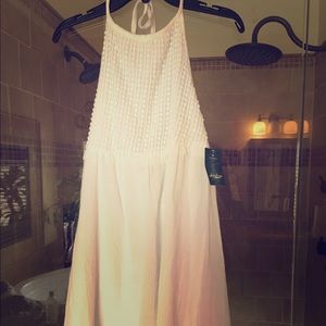 Girls Lucky Brand sun dress in white.