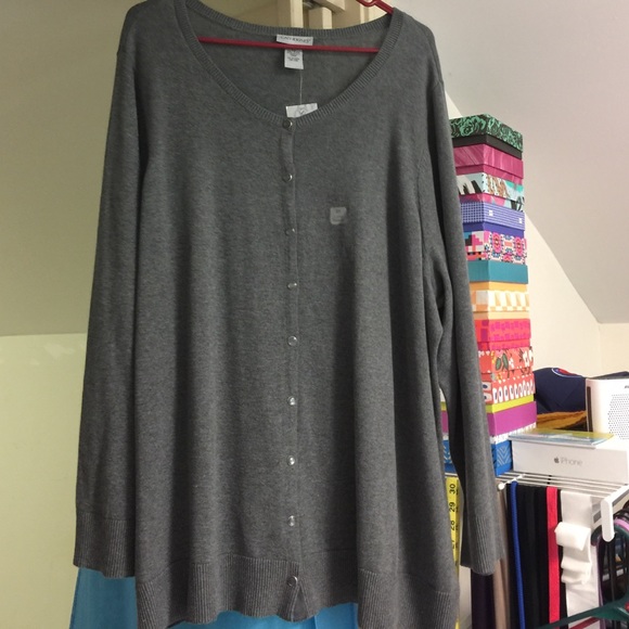 Snap front cardi