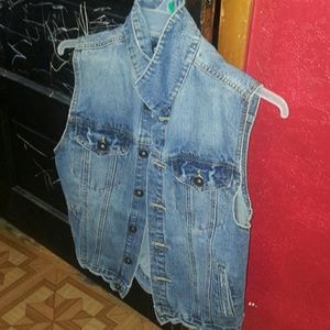 Denim vest