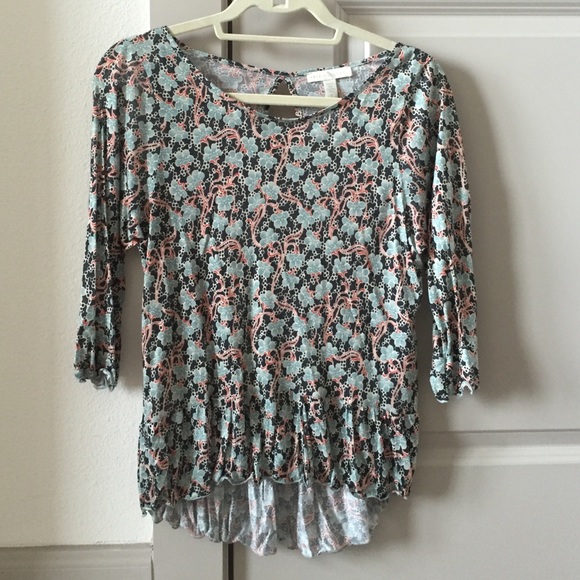 Anthropologie 3/4 sleeve, soft/lightweight tee