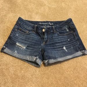 American eagle jean shorts